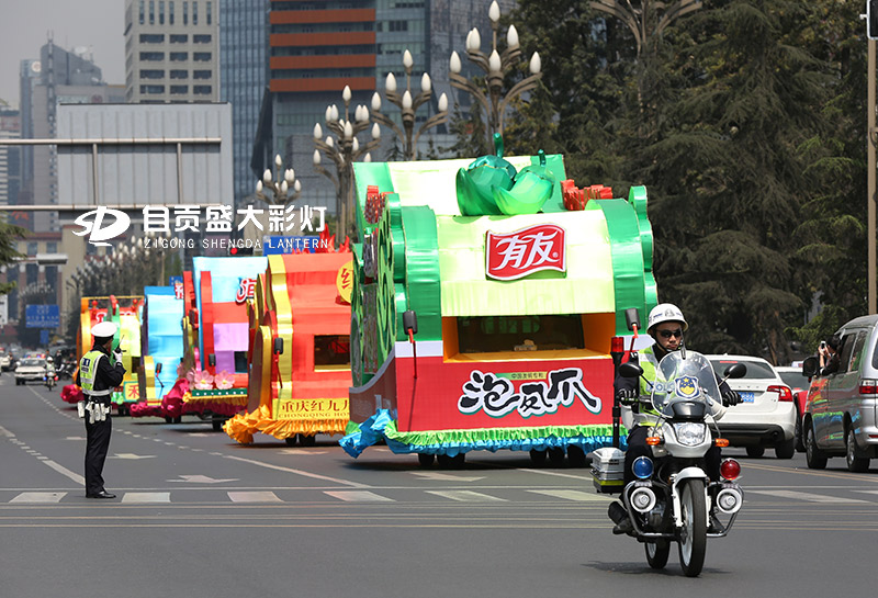 夜間巡游花車，彩車制作