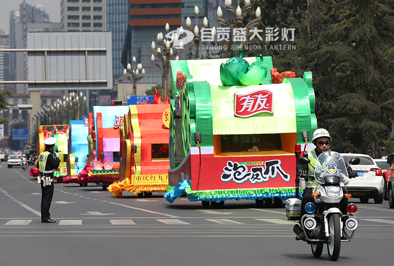夜間巡游花車，彩車制作