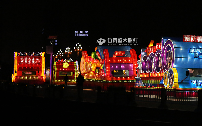 夜間巡游花車，彩車制作