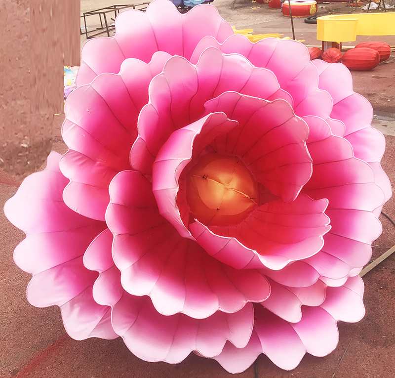 花朵彩燈，彩燈制作，燈會，